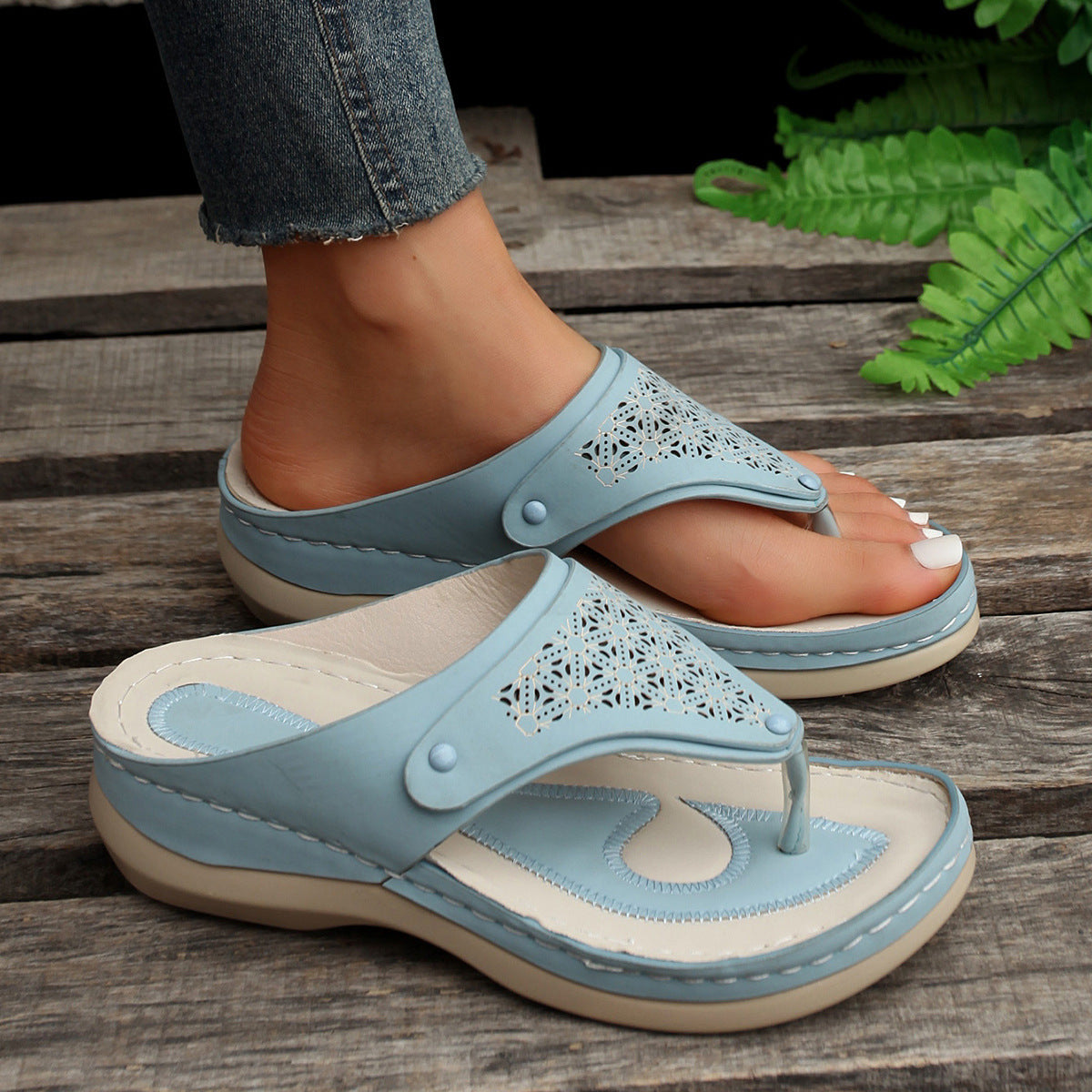 Orthopedic flip flops