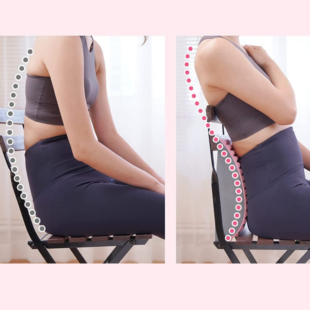 Massage device to support the spine