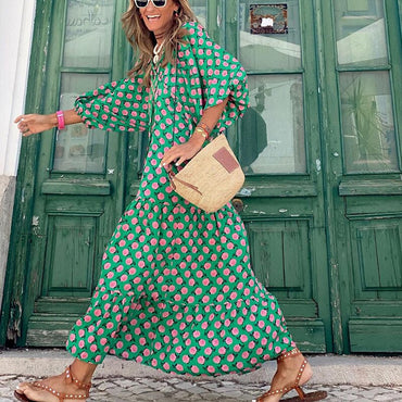 Mila | Green summer dress
