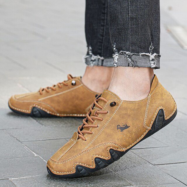 Leather barefoot shoes