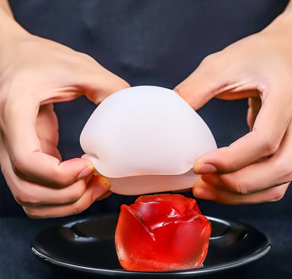 Silicon ice cube shape rose