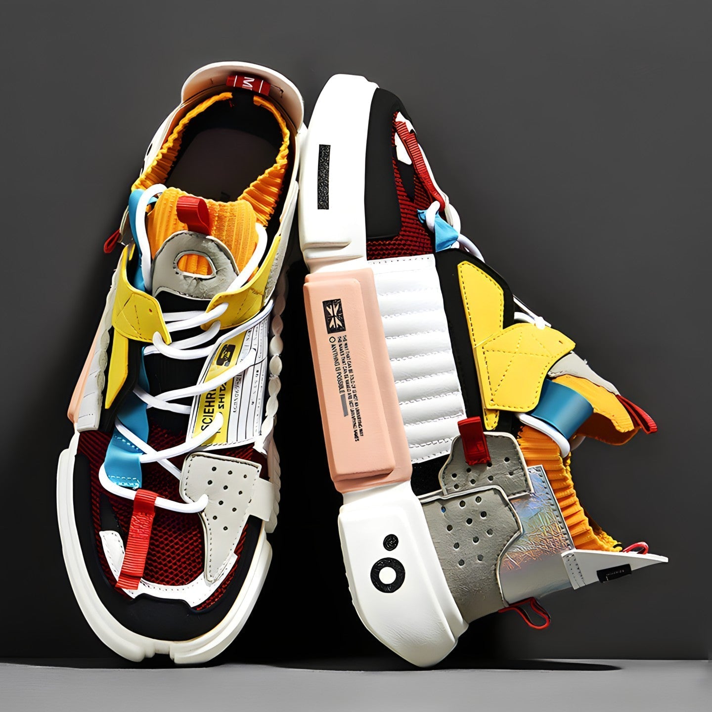 Multicolored sneakers