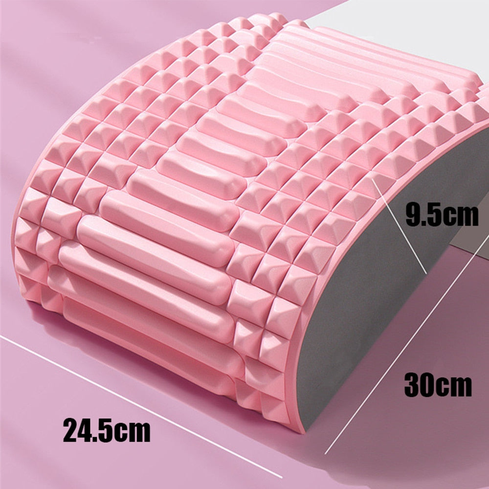 Massage device to support the spine