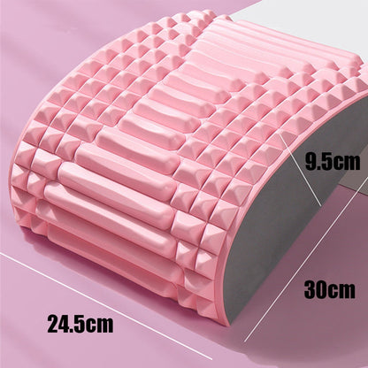 Massage device to support the spine