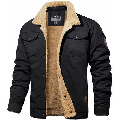 Bomber jacket with teddy feed for men