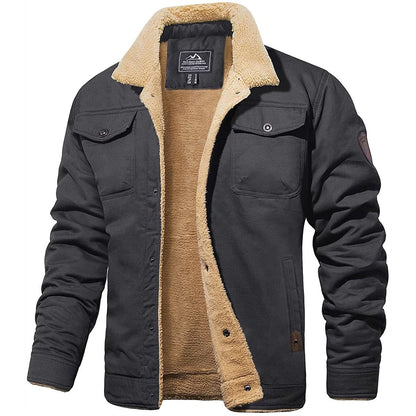 Bomber jacket with teddy feed for men