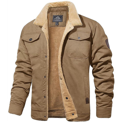 Bomber jacket with teddy feed for men