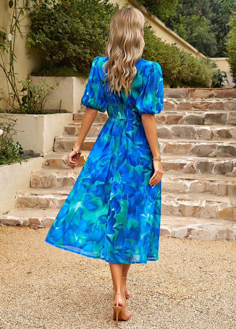 Isa | Retro midi dress