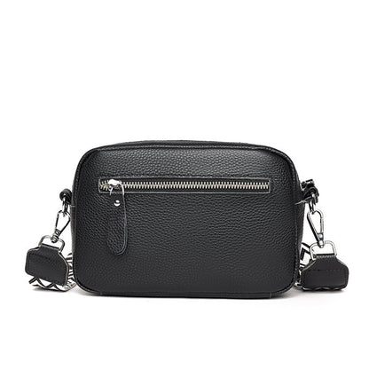 Leather shoulder bag