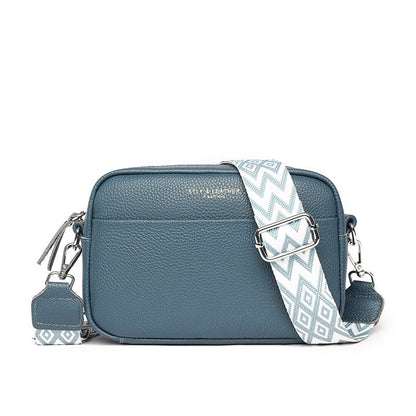 Leather shoulder bag