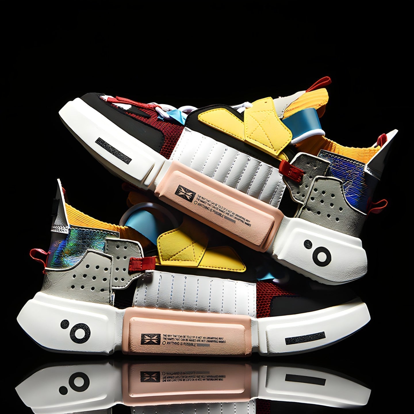 Multicolored sneakers