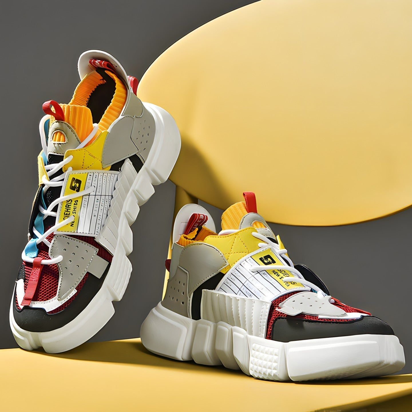 Multicolored sneakers