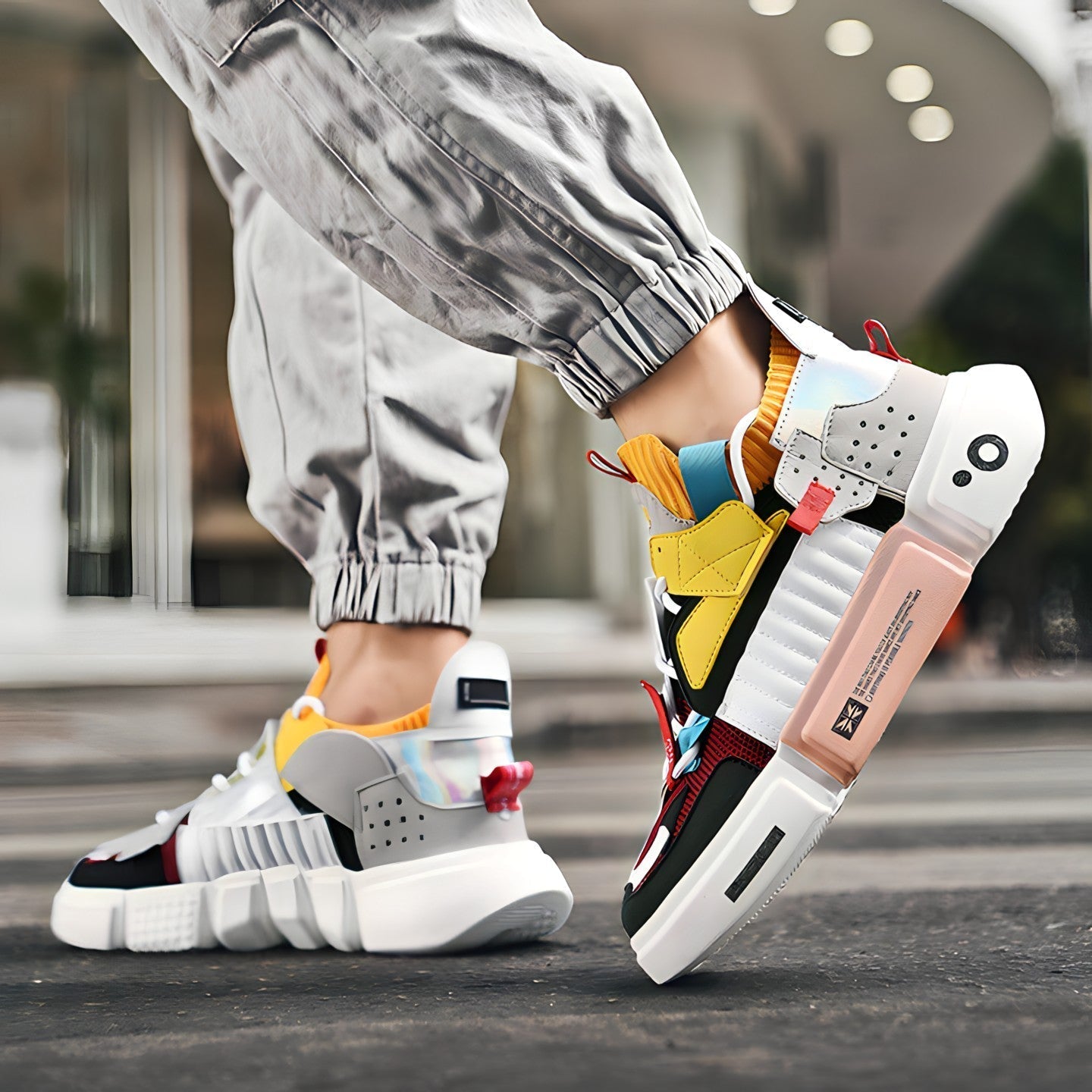 Multicolored sneakers