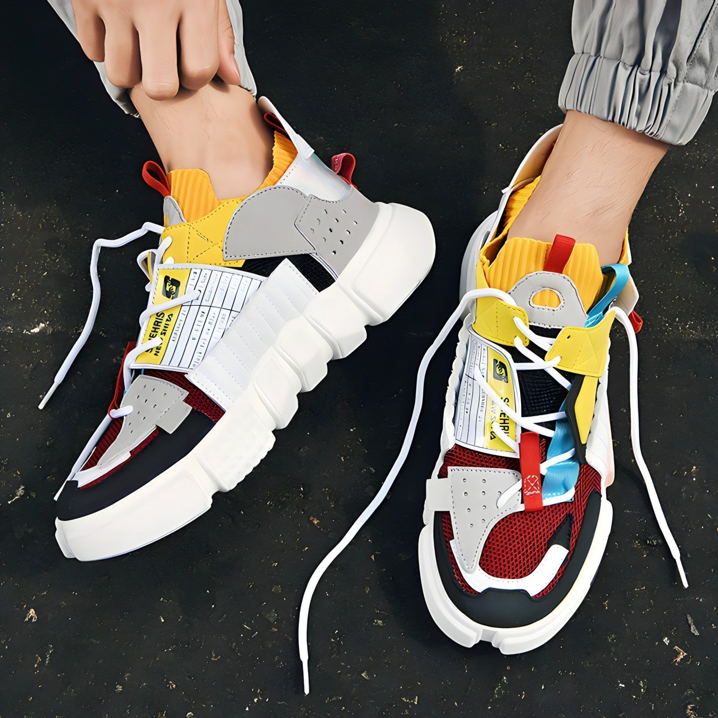 Multicolored sneakers