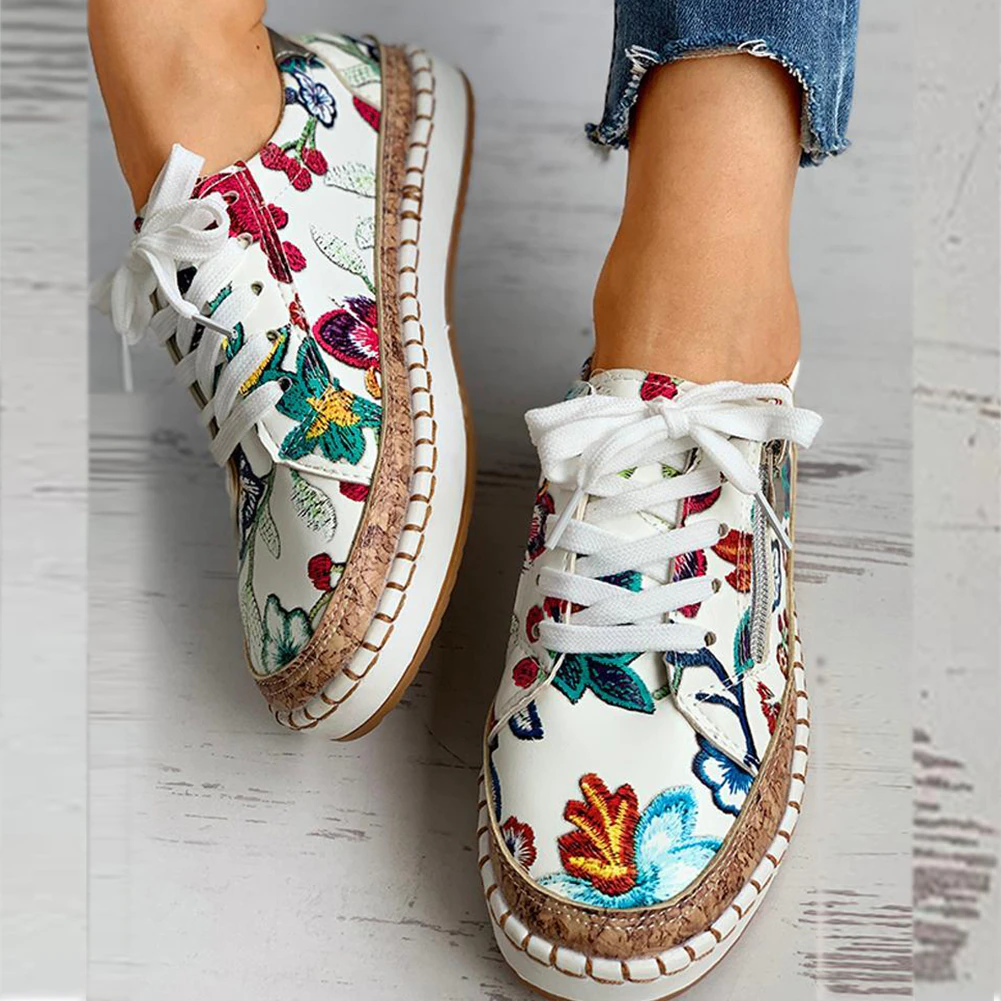 Breathable slip-on sneakers
