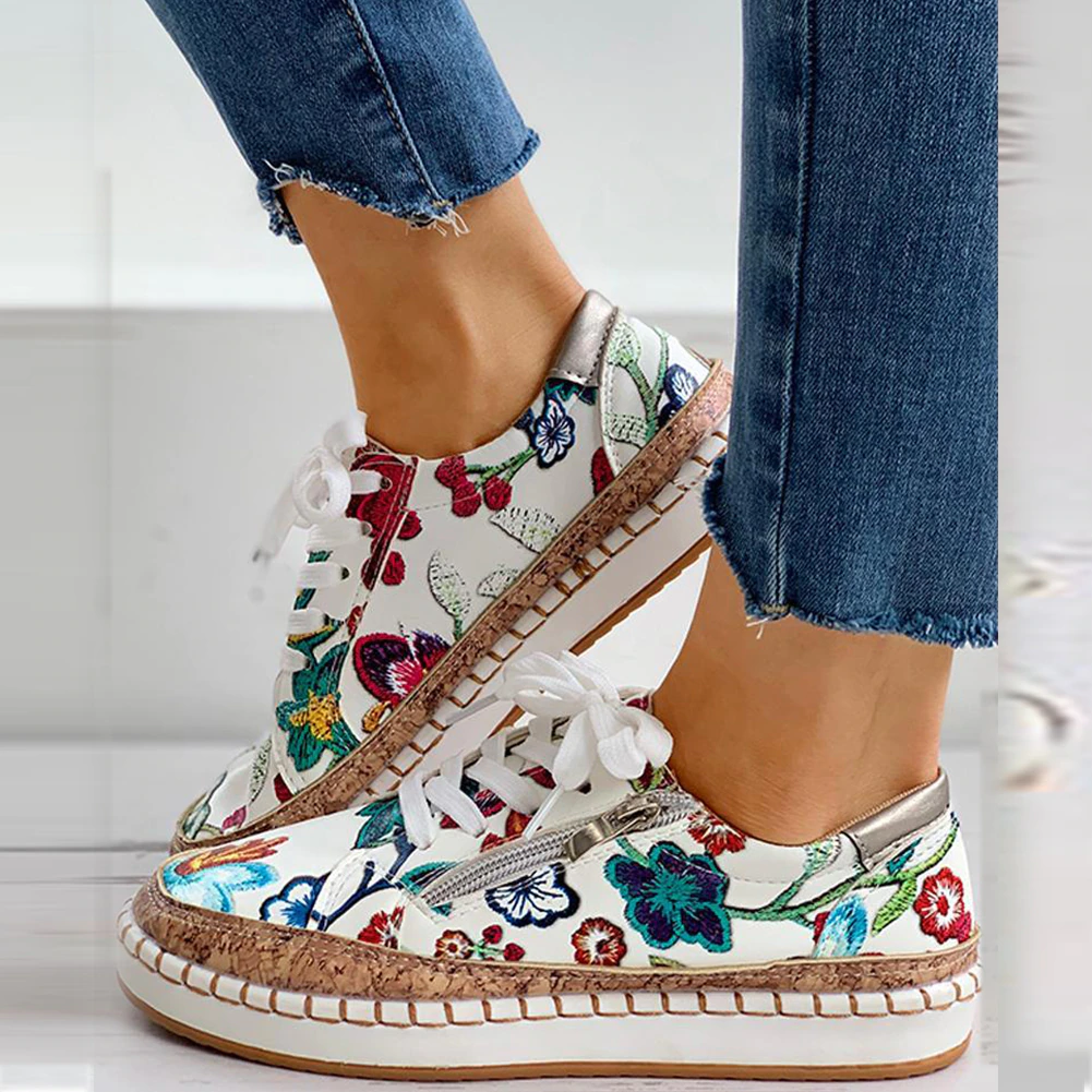 Breathable slip-on sneakers