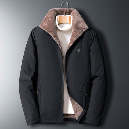Fleece-fed men's jacket